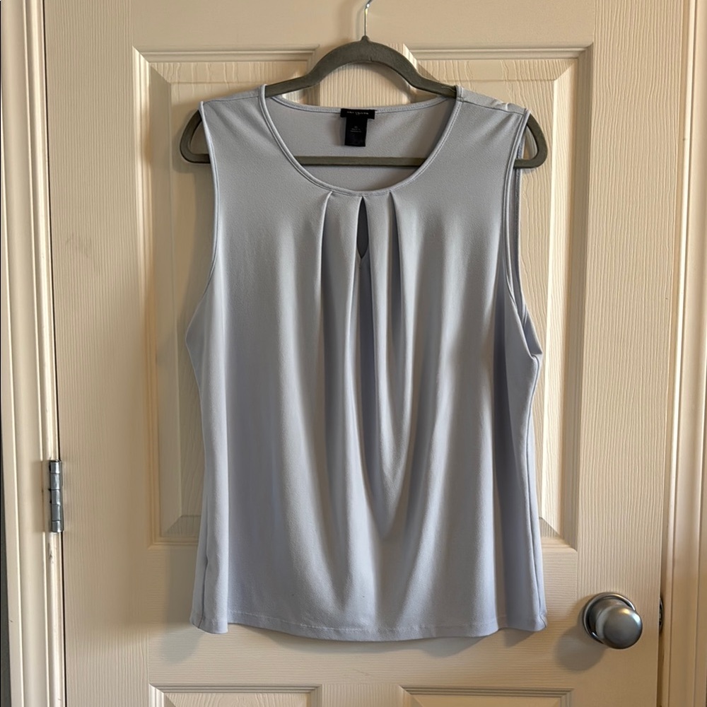 Elegant Gray Sleeveless Top